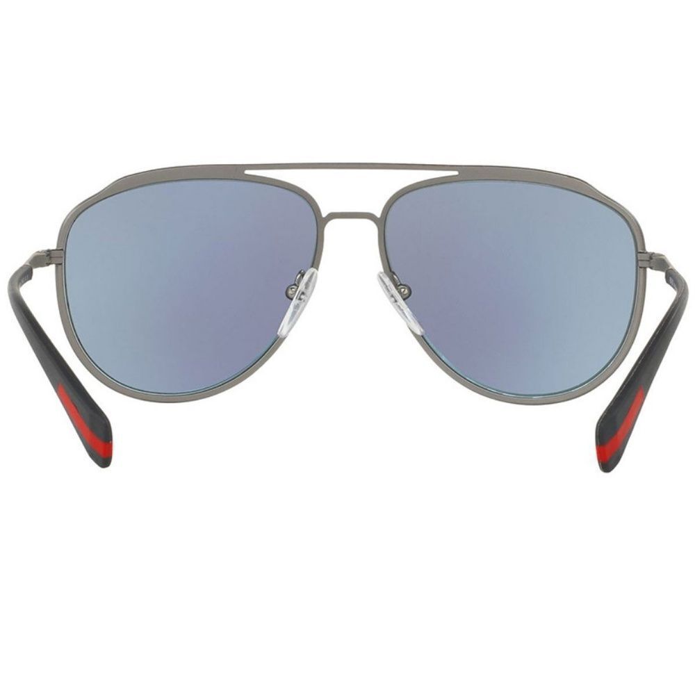 Prada Linea Rossa Sunglasses Rubber Grey Mirrored - Picture 5 of 6